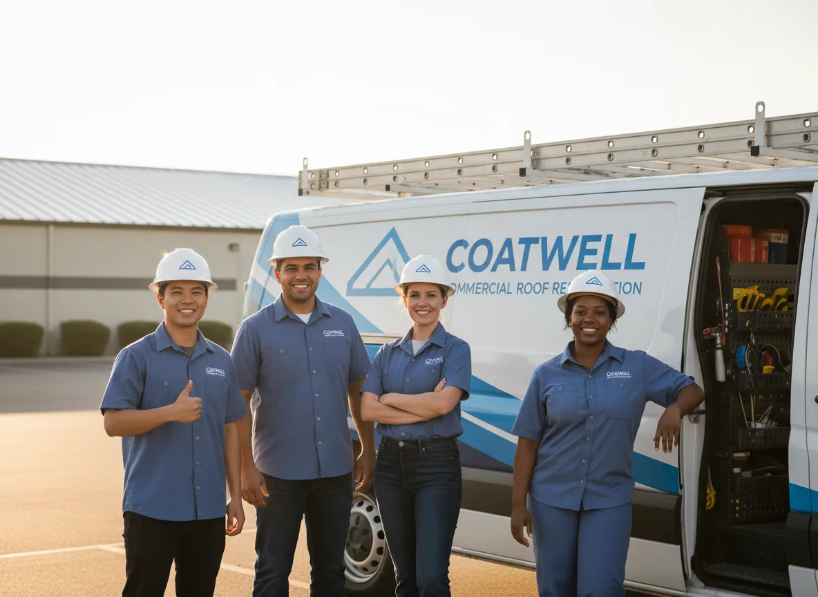 Commercial roof coating company in Wheeler, OR